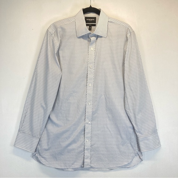 Bonobos Other - Bonobos Wrinkle-Free Slim Fit Long Sleeve Button Up Shirt Men's 16/33 Penguin